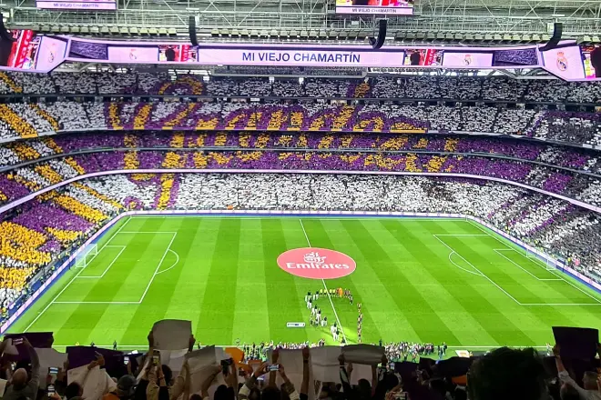Tifo Real Madrid – Barceona: