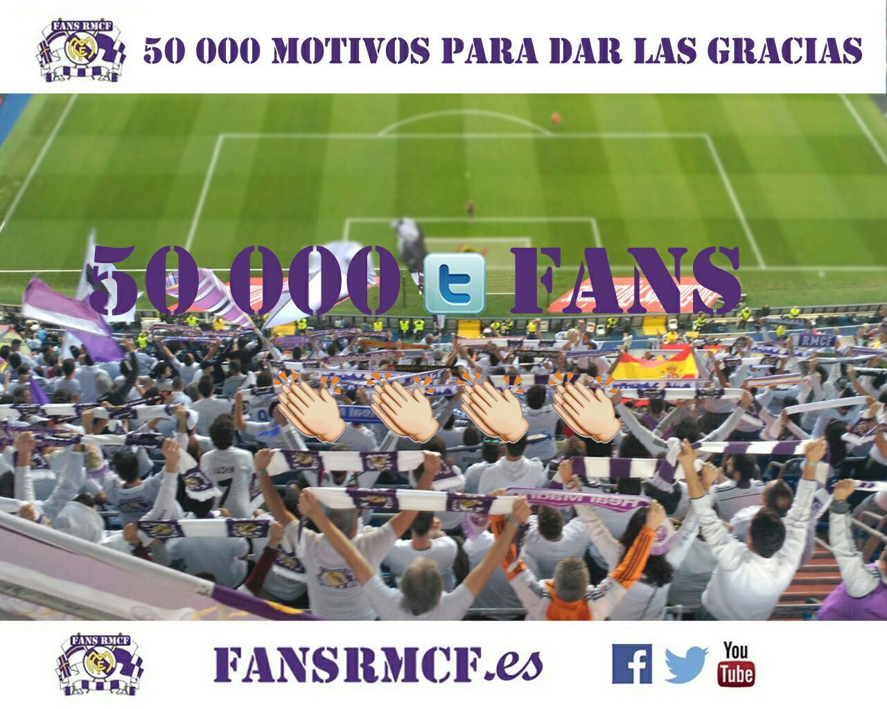 50.000 FANS, 50.000 GRACIAS