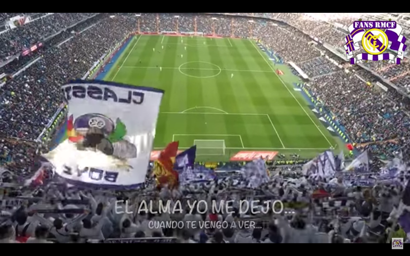 Nueva canción de la GRADA FANS: Yo quiero mi cajón pintado blanco entero