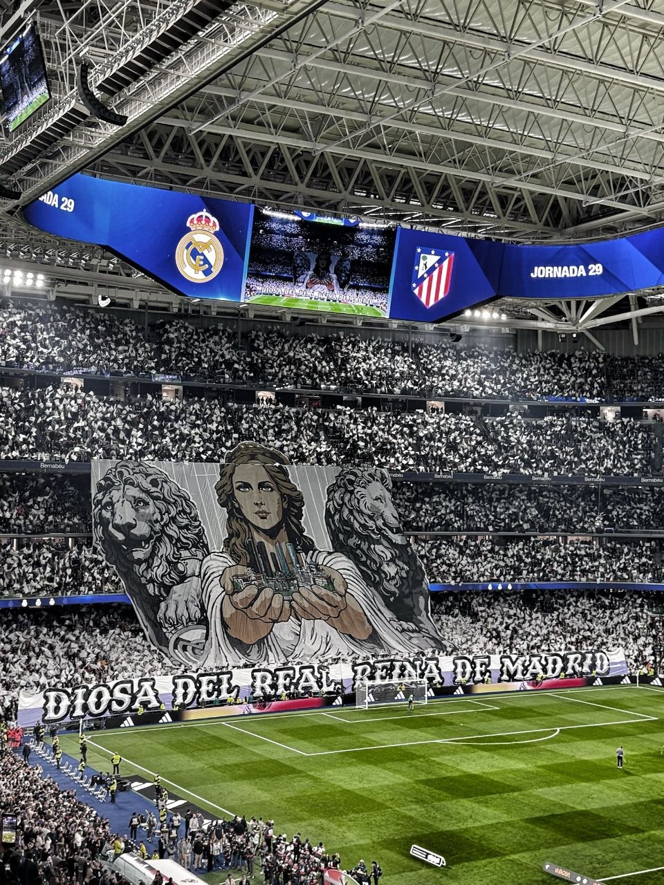 Tifo Real Madrid-Atlético
