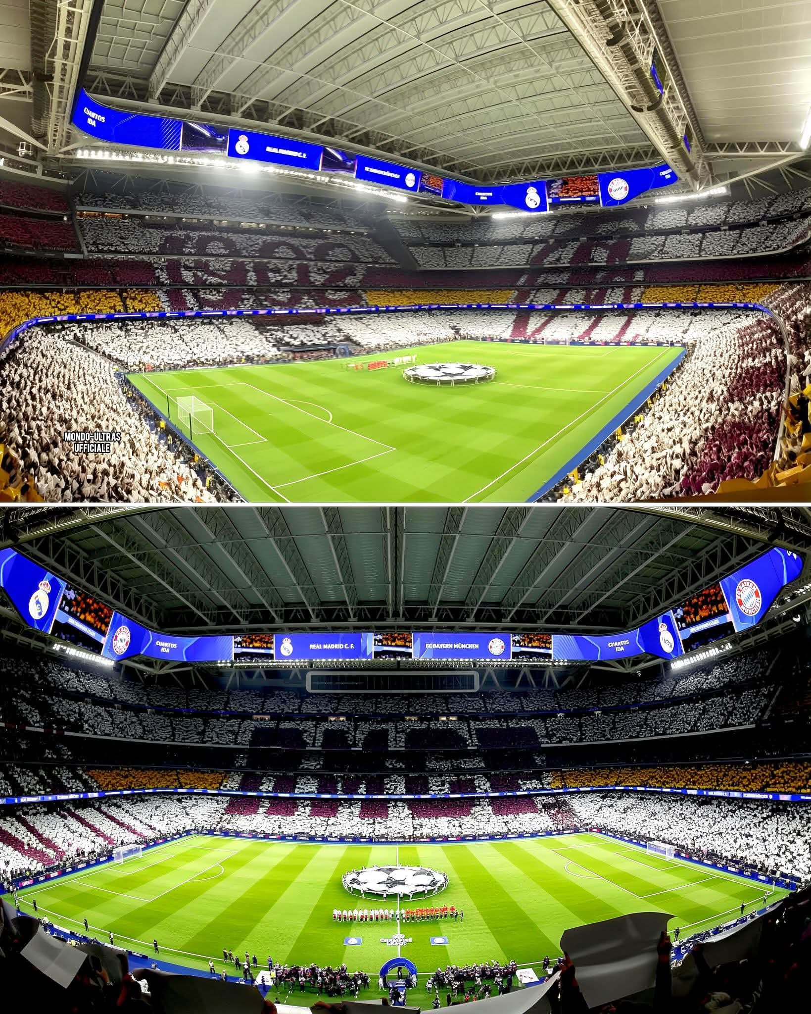 Tifo Real Madrid-Bayern de Múnich